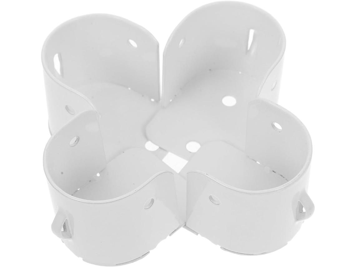 Suportes Para Varão De Chuveiro Fomiyes Com Fácil Instalação, Em Aço Inoxidável, Conjunto De 4 Peças, Práticos Para