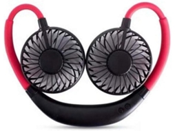 Ventilador USB de pescoço mini portátil S/MARCA, 1800m, uso doméstico e externo