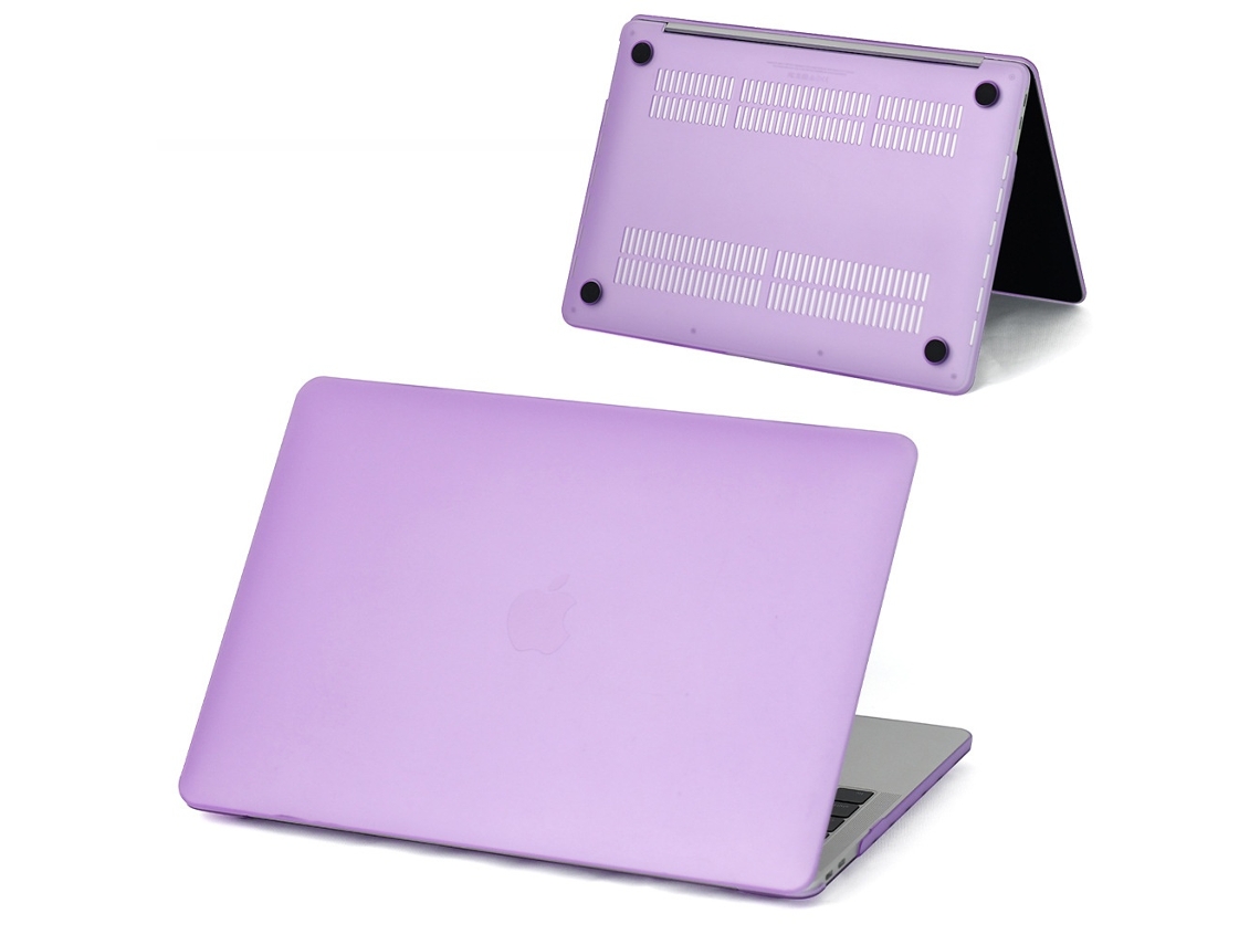 Capa Para Macbook Air De 14 Polegadas (a2779/a2918/a3185/a3112) Com Acabamento Fosco, Vermelho Claro Elysve