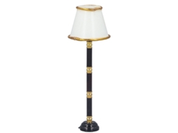 Lâmpada De Pé Miniatura Para Casa De Bonecas Com Led, Modelo De Luz Para Dollhouse