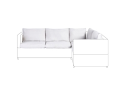 Conjunto De Capas Para Almofadas Beliani Avola De Poliéster Cinzento Claro 49x38x10