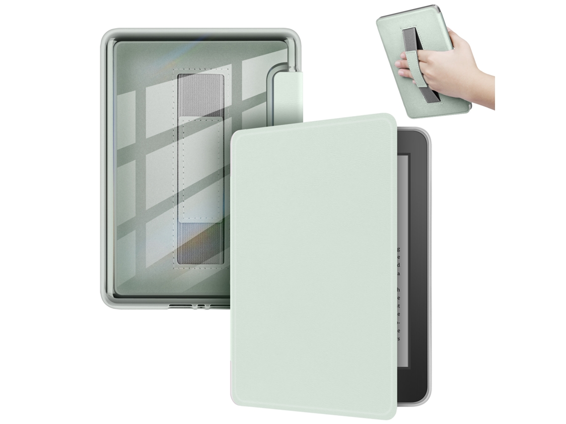 Capa Para Amazon Kindle 2024 (6") Verde Claro Cuich