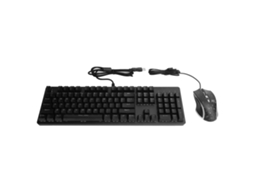 Aetheria combo Teclado e Mouse Mecânico com 104 Teclas Fio 1.6m para Trabalho e Jogo