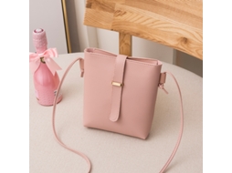 Bolsa Feminina Bolsa De Ombro Bolsa Para Celular Bolsa De Cosméticos Bolsa Mensageiro Simples Casual Pequena Bolsa Rosa SUNNY SPACES