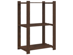 Storage Rack, Storage Racks Vidaxl Marrom Madeira De Pinho (60 X 38 X 90 Cm)