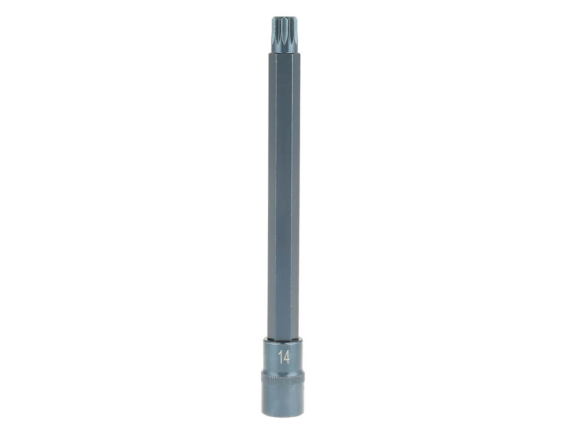 Adaptador de soquete hexagonal para chave elétrica 1/2" 100mm H8 S/MARCA