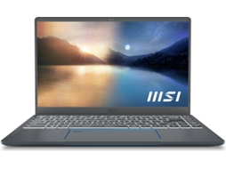 Portátil MSI Prestige 14 A11SC-008PT (14'' - Intel Core i7-1185G7 - RAM: 16 GB - 1 TB SSD - NVIDIA GeForce GTX 1650)