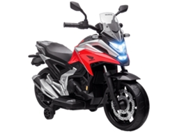 Motocicleta 12v Para 3-6 Anos, Música E Faróis, Vermelha