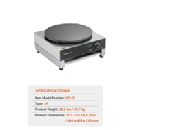 Máquina Elétrica De Crepe, Potência De 500w, Superfície De Cozinha Antiaderente