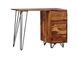 Mesa de escritório VIDAXL Marrom Madeira (110x45x76 cm)