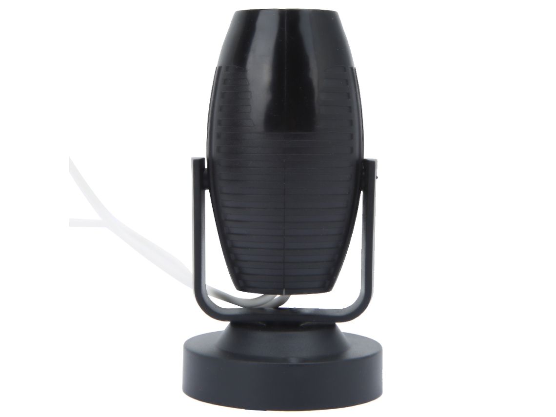 Luz de Palco Led Mini Portátil Ângulo Ajustável 180° 1w Ac85 265v Preto Luz Verde