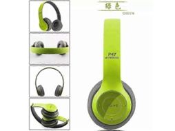 Fone de Ouvido Bluetooth P47 com Entrada para Cartão X/TAISHENGDA