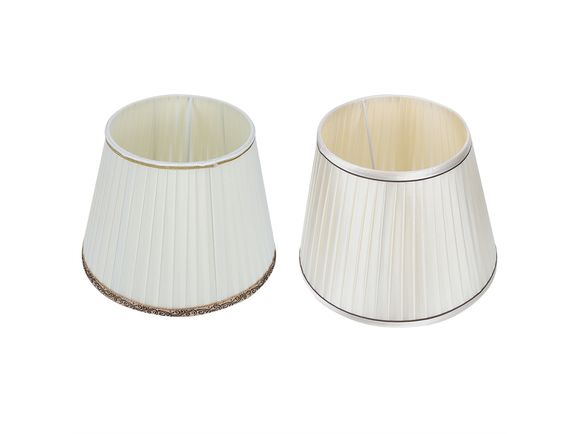2pcs Abajur de Tecido Moderno para Sala e Quarto, Lâmpada de Mesa, E27 | S/MARCA