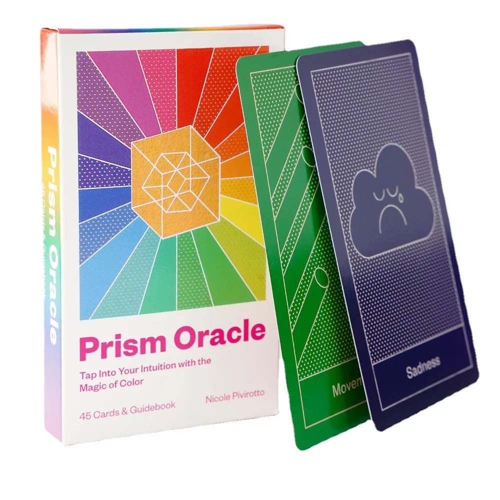 Novo Baralho De Cartas Prism Oracle, Adivinhação, Jogo De Cartas Para Encontros Familiares, Cartas De Tarô
