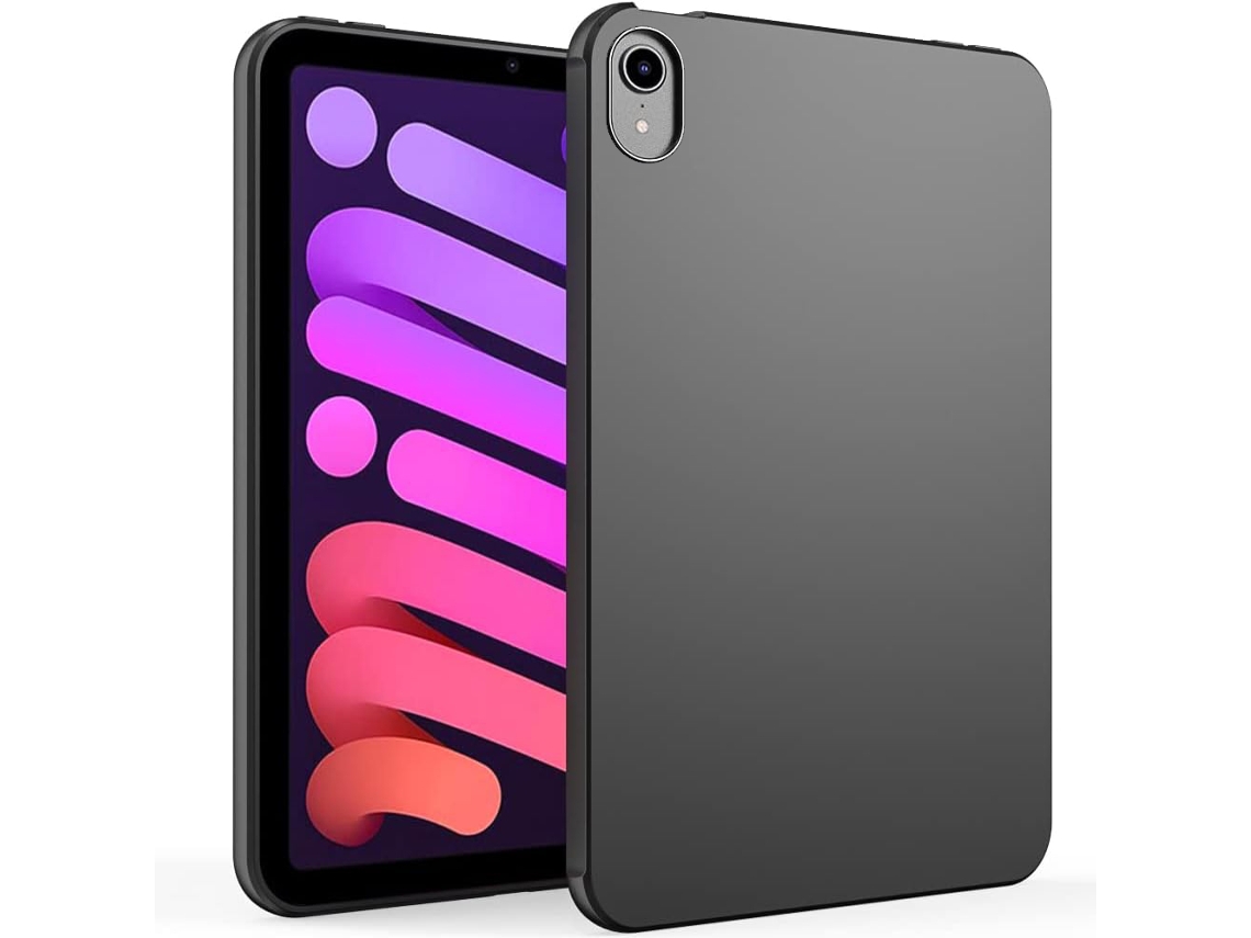 Capa Protetora Flexível De Silicone Tpu Preta Compatível Com Ipad Mini 1 2 3 4 5 7.9, 6 2021 8.3 . Tuotuo (5ª E 6ª Geração)