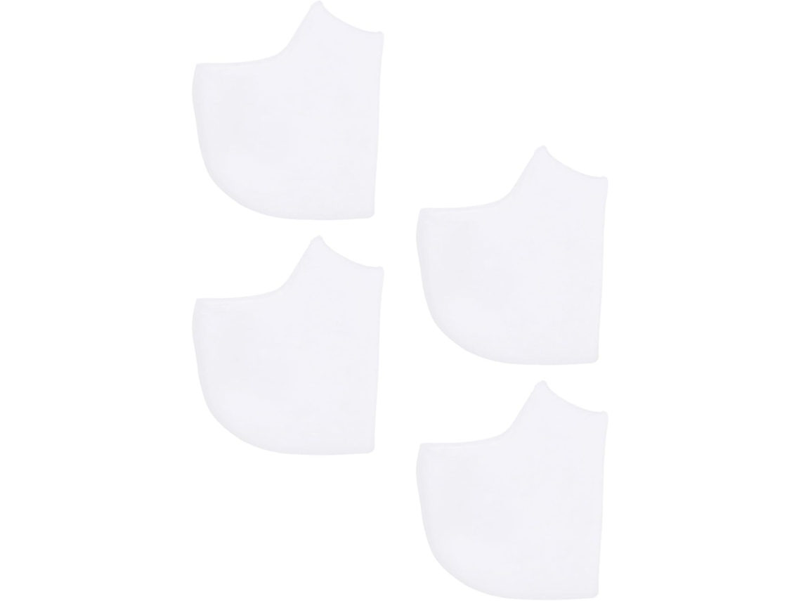 Conjunto De 4-protetores Calcanhar Silicone Respiráveis Para Cuidados Com Os Pés Em Casa Cores