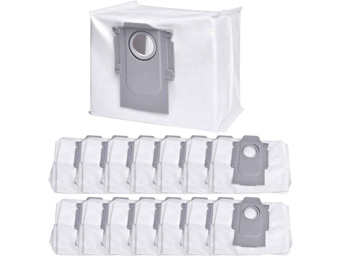 Conjunto De 14 Sacos Para Aspirador Pó Roborock S8 S8 Pro Ultra S7 Maxv Q7 Q7 Max T8 Q5 G10s Com Estação Esvaziamento Automáti Tuotuo