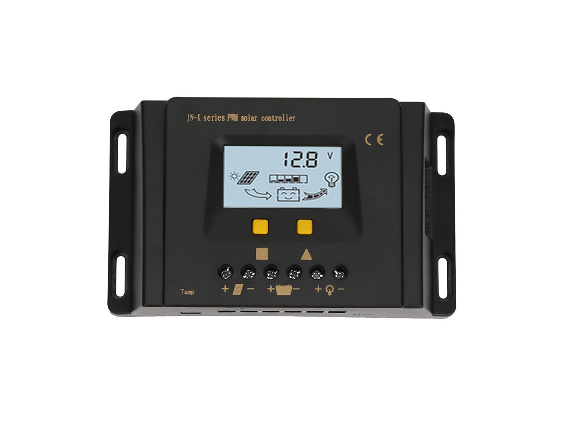 Controlador de Carga Solar Automático 12v 24v 10a Pwm com Proteção e Interface Rj45 Rs232
