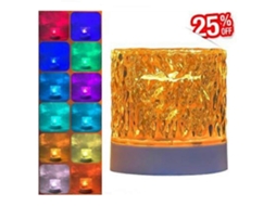 Luminária de Mesa Moderna com Ondas na Água e Projeção Dinâmica, Ideal para Presentear no Quarto BRILVIBERA