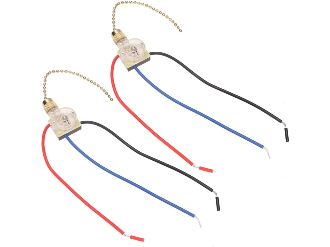 Conjunto De 2 Peças Com Interruptor De Corrente De 3 Modos
