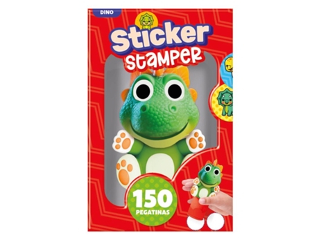 Imagiland Sticker Stamper Dino 150 Pegatinas Ptst02 Imagilandp25