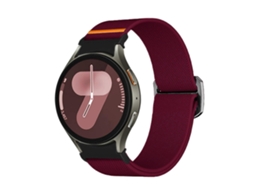 Pulseira De Nylon Elástica Com Botão Kalebol Para Samsung Galaxy Watch 5 Pro / 6 / 7