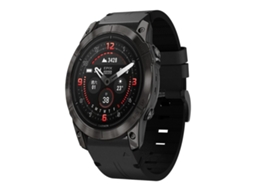 Bracelete Para Garmin Epix Pro (42mm) - Couro - Fivela De Aço (20mm) Preto