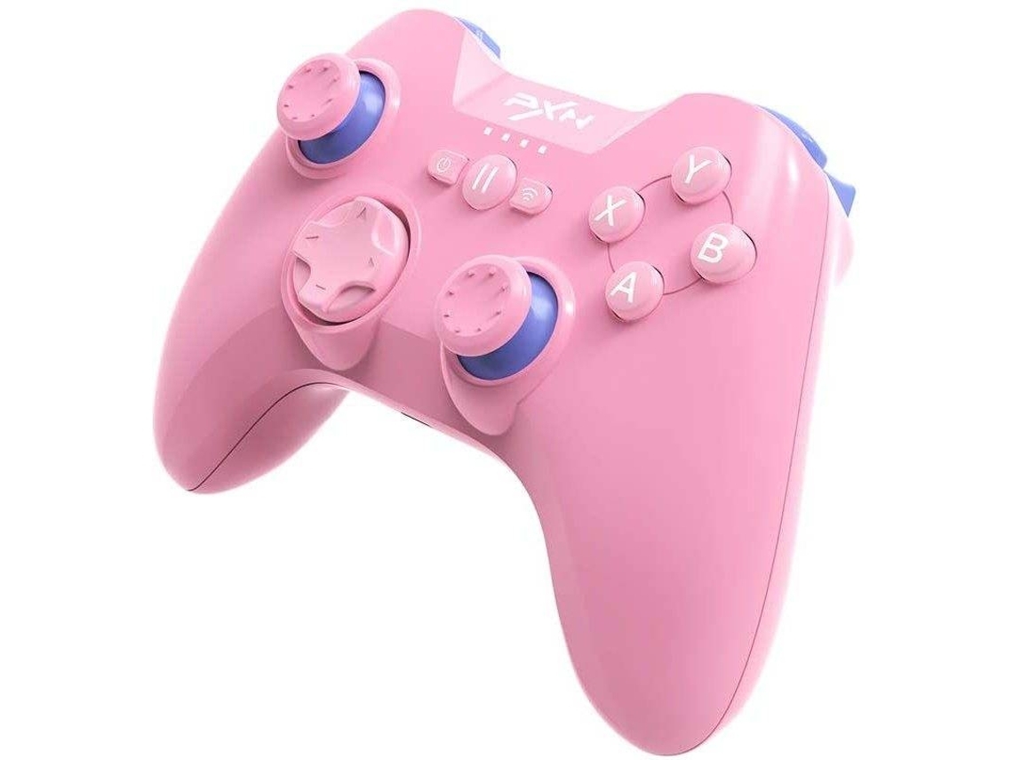 Controle de Jogo Sem Fio YIZHOOD para Iphone / Ipad / Apple Tv Controle de Jogo Móvel Ios com Suporte para Telefone e Gatilho L3 R3Rosa YIZHOOD