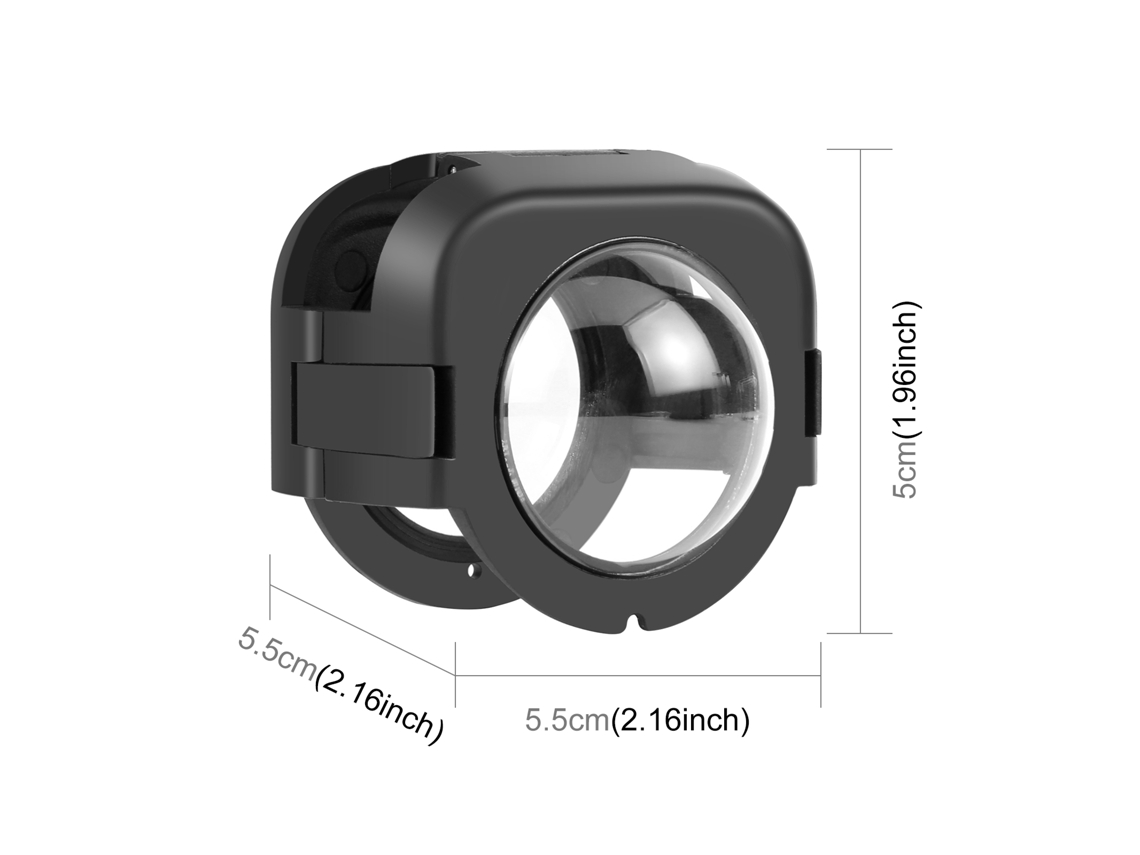 Puluz Pu975 Panorama Camera Lens Cap Transparent Lens Protective Cover Compatible With Insta360 X4 Camera Accessories LAXISCREED