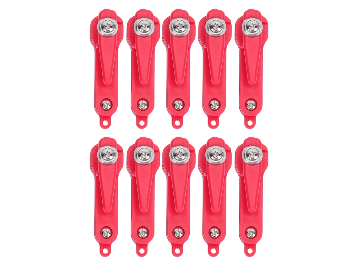 Conjunto de 10 Clips Ajustáveis para Downrigger com Mola de MARCA