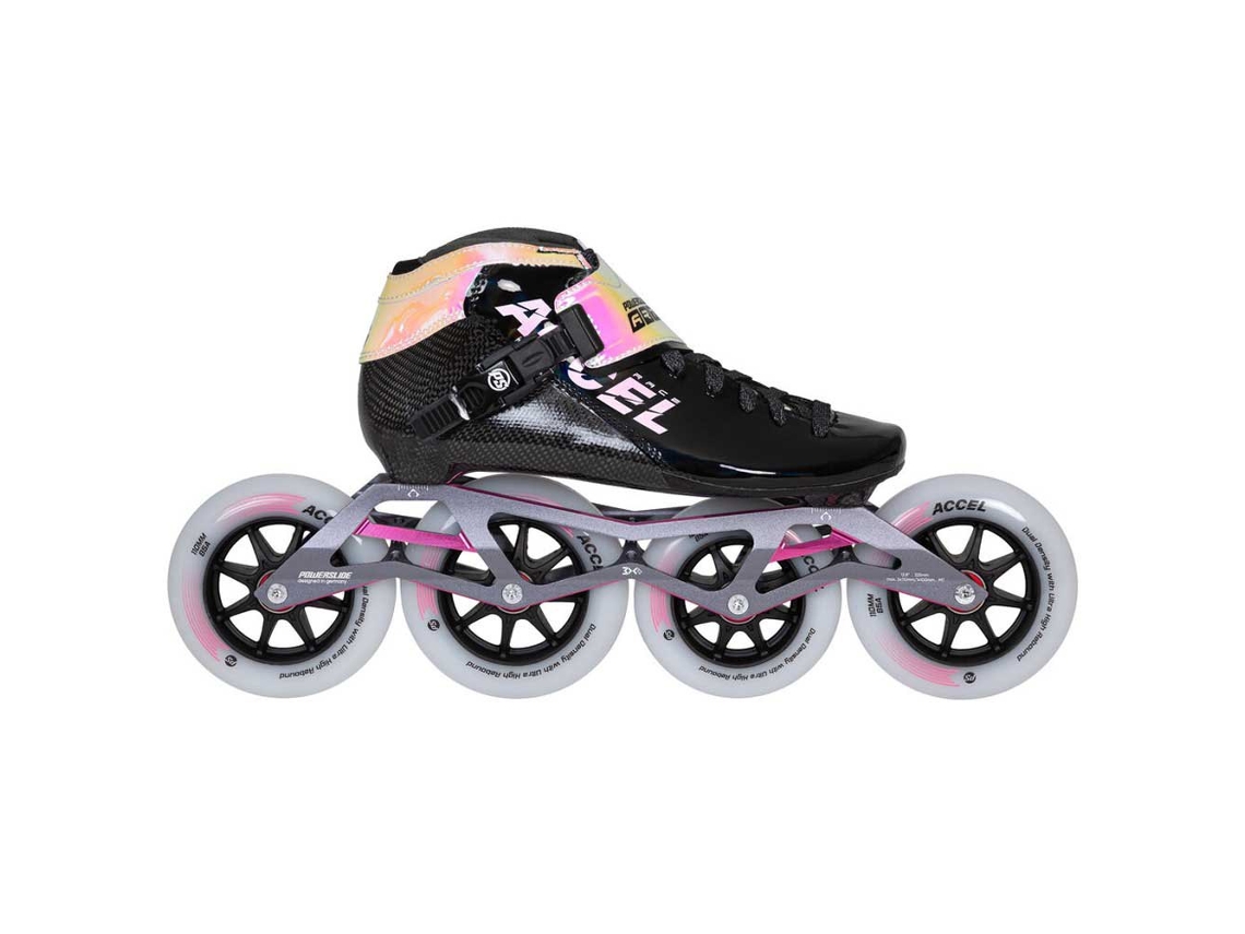 Patina em Linha Accel Race 110/100 Preto Rosa Eu 46Powerslide