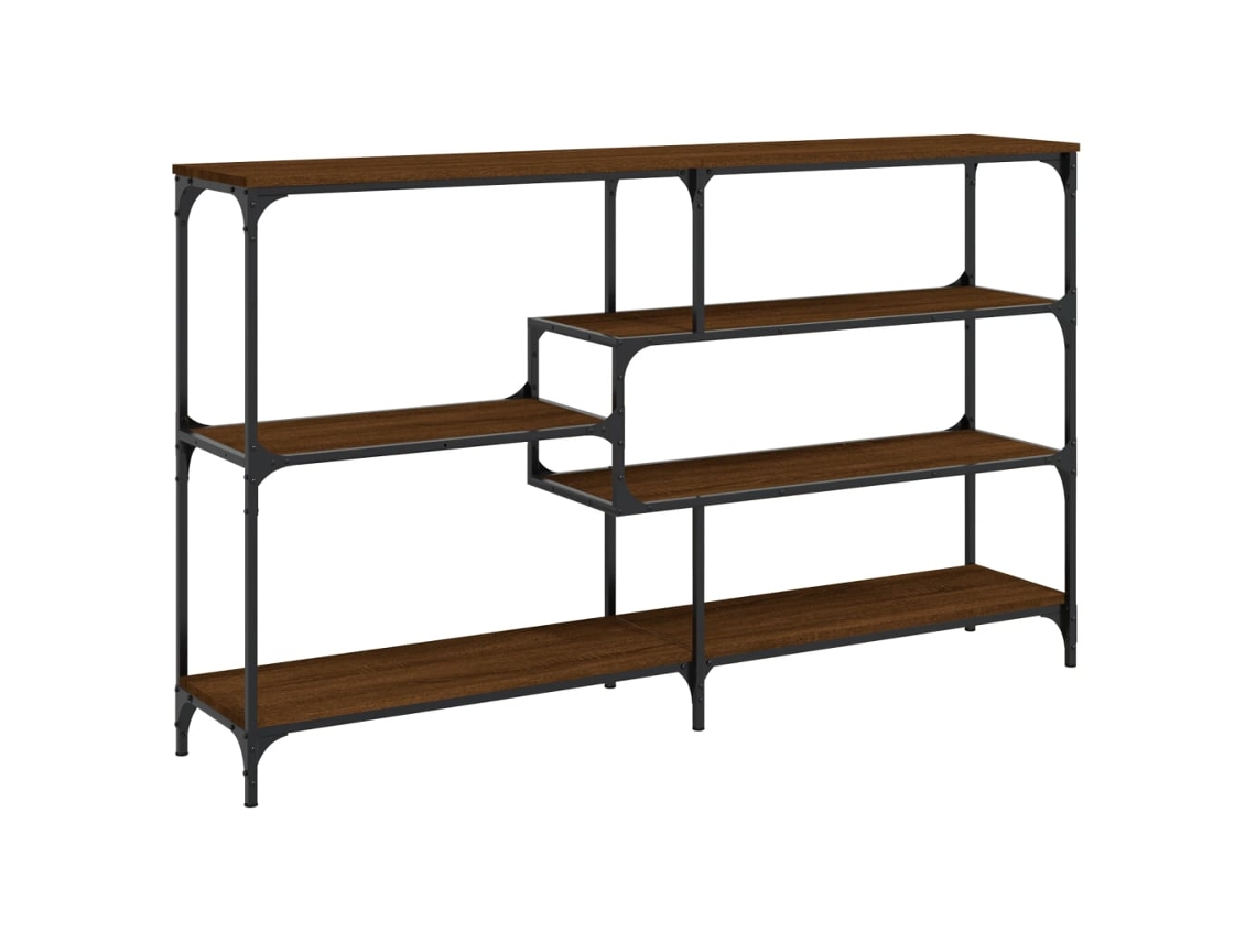 Console Table, Console Tables Vidaxl Marrom Madeira Processada (n/a)