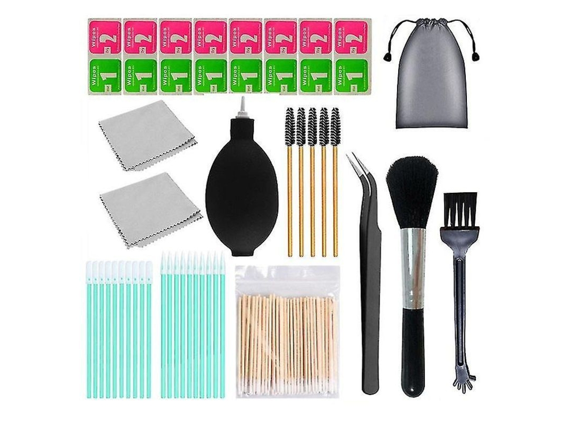 Kit de limpeza YURU para celular, 2025, para iPhone, AirPods, câmeras, 140 peças, ferramentas de limpeza
