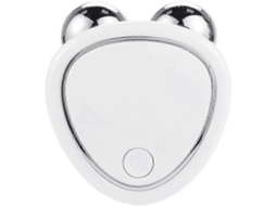Massageador Facial Elétrico para Firmeza Facial, com Microcorrente, Lifting Rolos e Branco GOKOCO