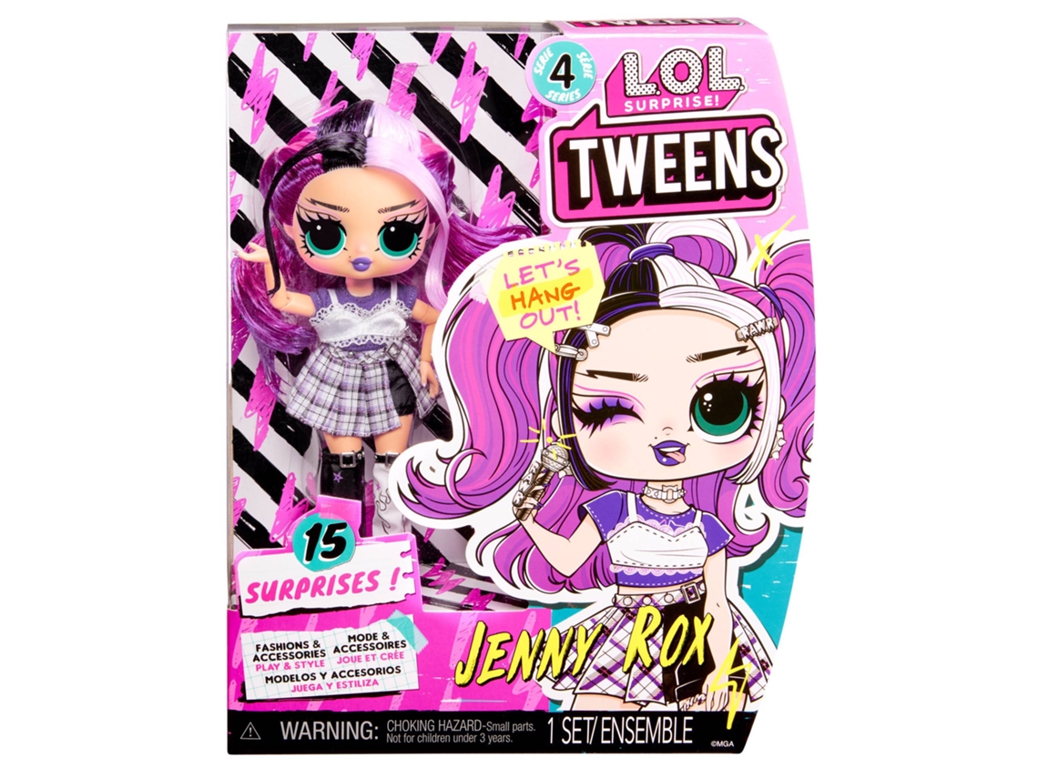 L.O.L. Surprise Tweens S4 - Boneca Jenny Rox L.O.L (Idade Mínima Recomendada: 4 Anos)