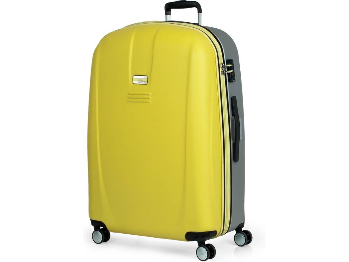 Mala de Viagem Grande JASLEN ABS Amarelo (77x48x30cm - 97 L)