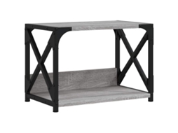 Printer Stand, Printer Stands Vidaxl Cinzeto Madeira Processada