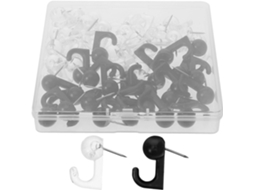 Conjunto De 50 Tachinhas Com Gancho Para Artesanato E Escritório, Tachinhas Transparentes Para Decoração De Cortiça E