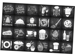 Conjunto 24 Adesivos Decorativos Autoadesivos Impermeáveis Azulejos Parede Ideais Cozinha Banheiro GOKOCO