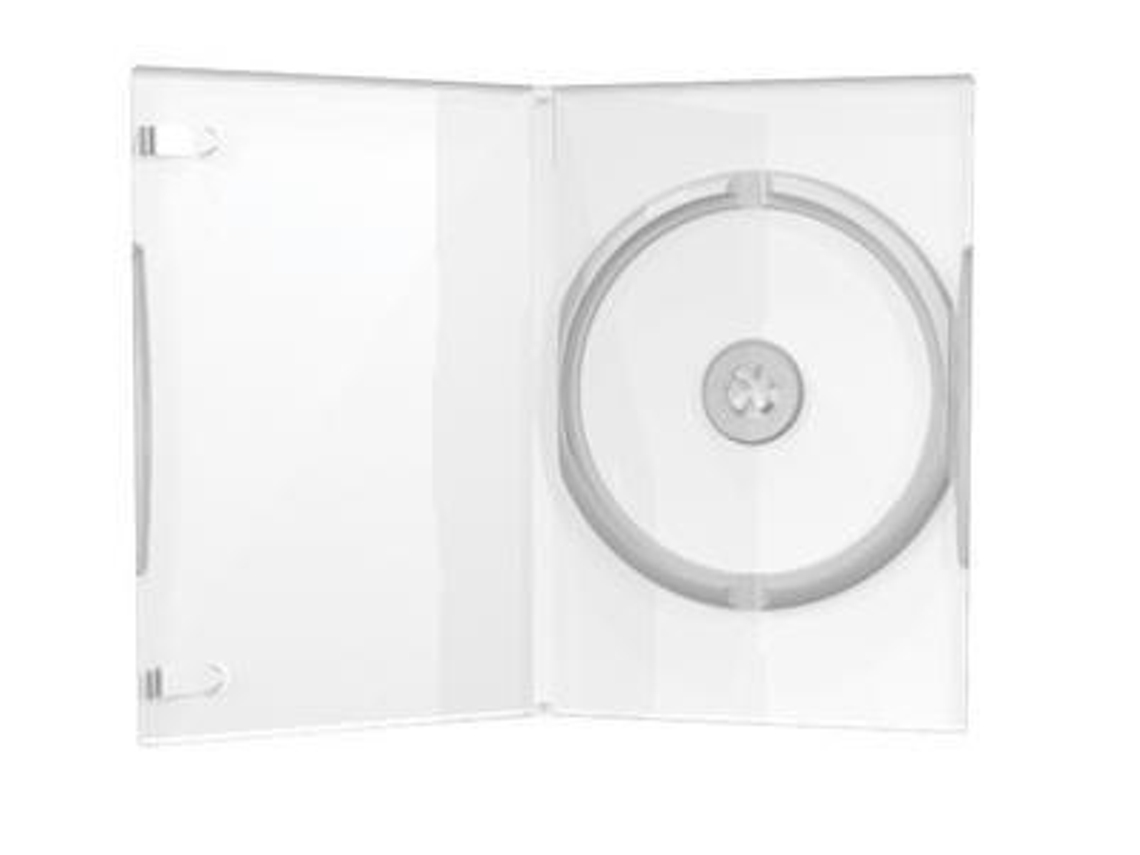 Mediarange Box25 Caixa para Discos Óticos Caixa de Dvd 1 Discos Transparente