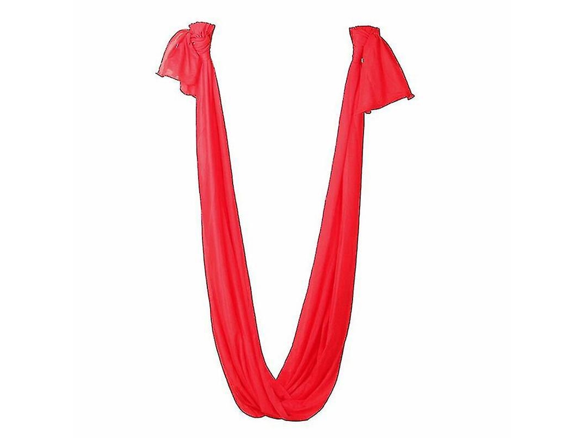 Omni-soga De Yoga Aérea Colgante Trapecio Anti-gravedad Inversión Fitness Poli Amida 2.8m X1m Capacidad 900kg Rojo
