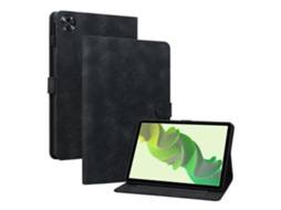 Capa De Couro Com Relevo Lily Para Tablet Realme Pad 2 De 11,5 Polegadas