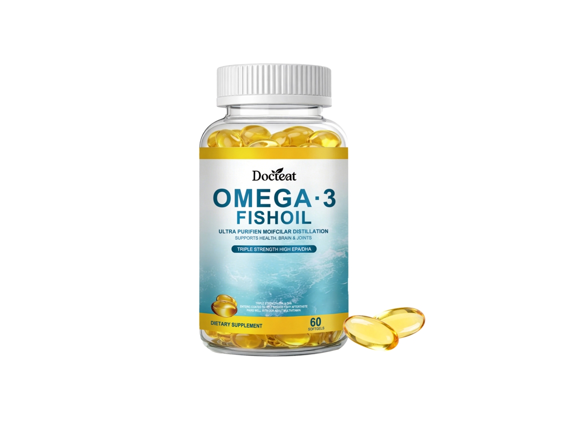 Cápsulas Omega Health da LAXISCREED para Saúde Oral Natural e Bem estar Diário