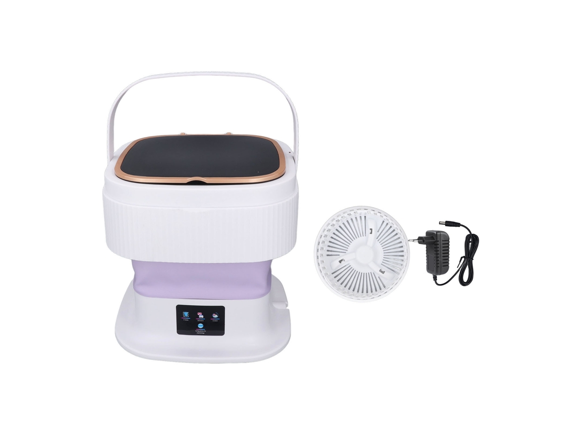 Máquina de Lavar Portátil Dobrável 11.5L 3 Modos Cronômetro para Roupa Bebê | S/MARCA