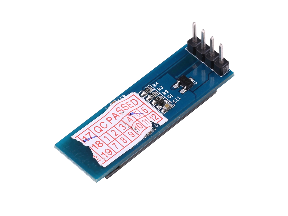 Módulo De Display Oled 0.91 Polegada 128x32 Iic Branco