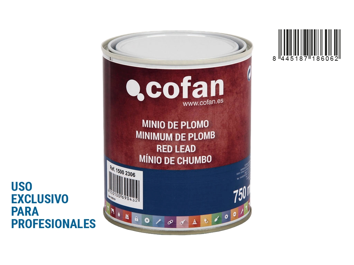Mínio de chumbo (USO EXCLUSIVO PARA PROFISSIONAIS)