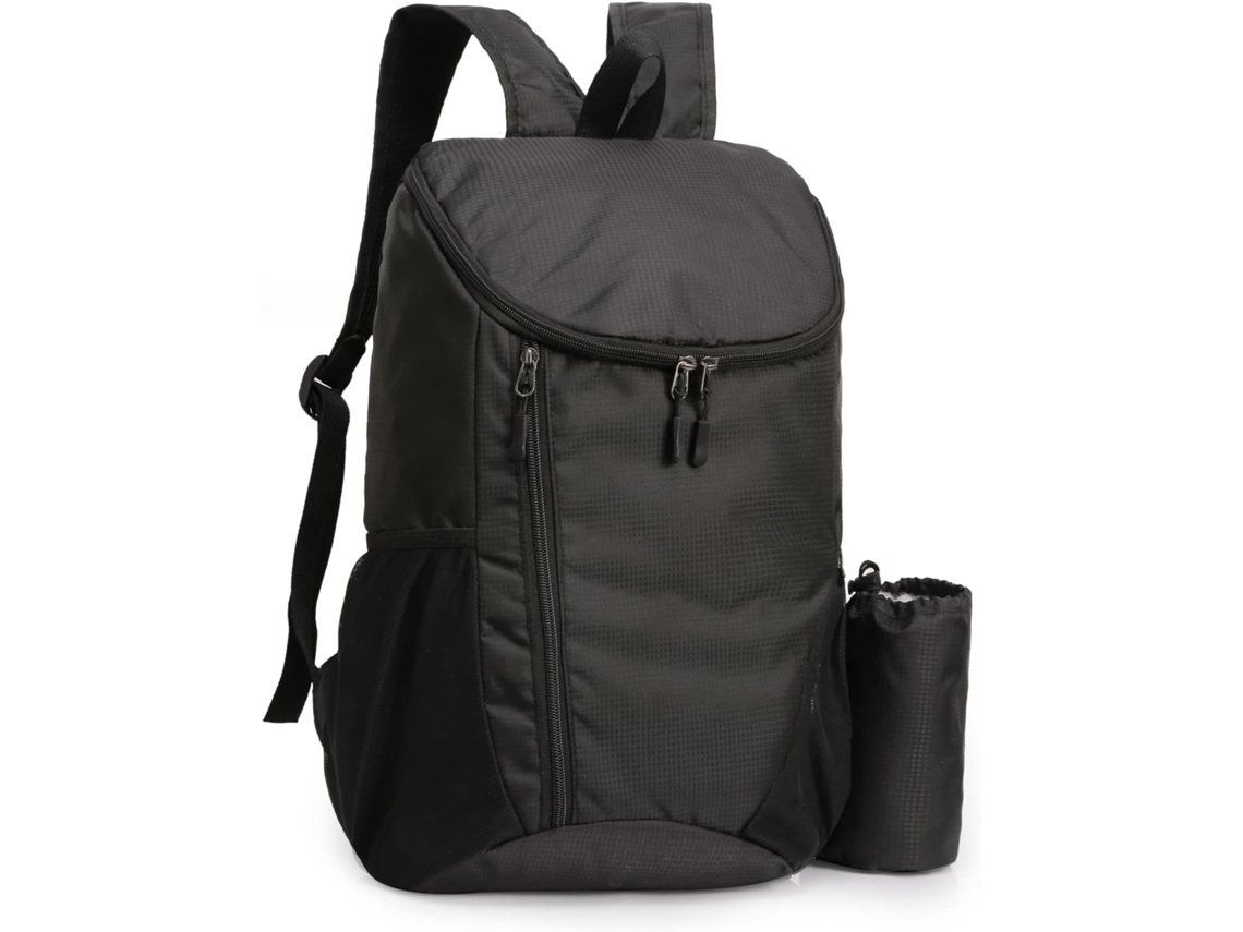 Mochila De Caminhada, Impermeável E Durável, Leve E Dobrável, Para Viagens, Camping E Atividades Ao Ar Livre, Preta