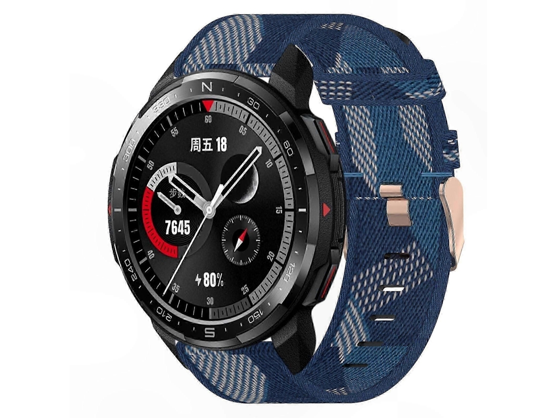 Pulseira De Nylon Trançado De 22 Mm Para Modelos De Smartwatch.