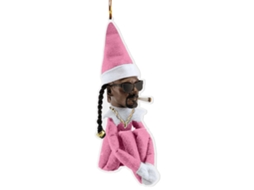 Boneco Elfo Natal Equilíbrio Pendurado Rosa (LxAxP cm)