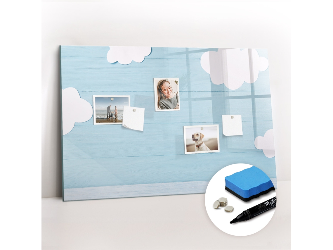 Quadro De Vidro Magnético Quadro Infantil Para A Sala De Estar Espelharte (90x60 Cm)